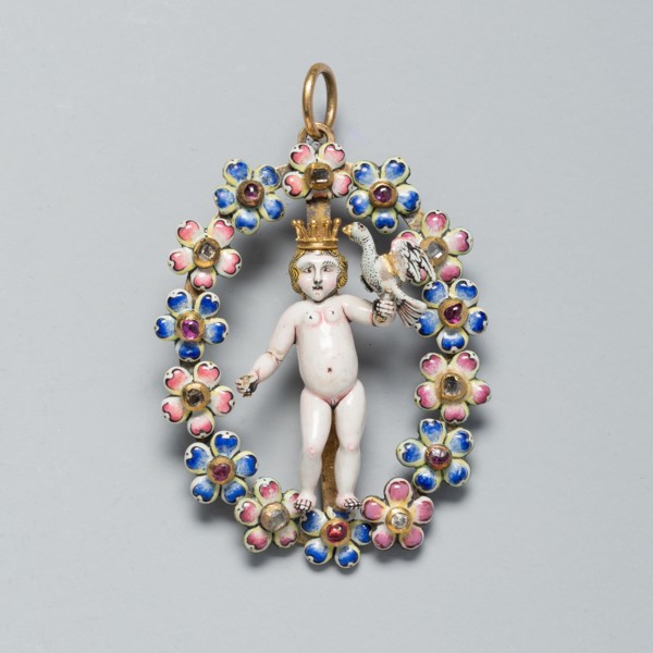 Pendant with the Christ Child, Spain, c. 1650. Creator: Unknown.