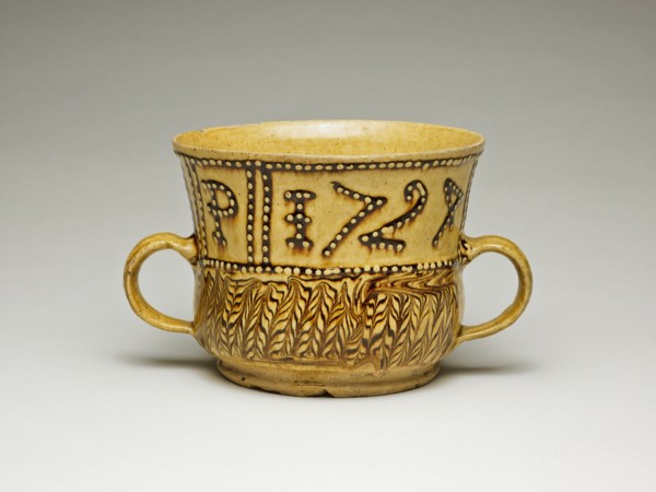 Cup, Staffordshire, 1724. Creator: Staffordshire Potteries.