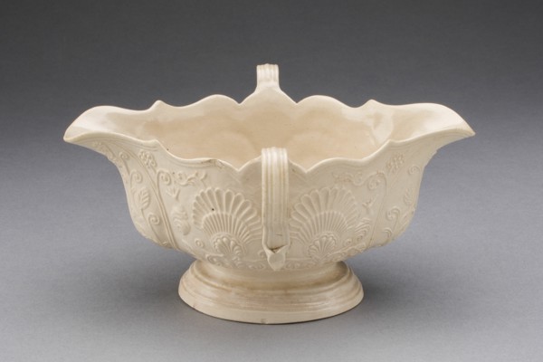 Sauceboat, Staffordshire, 1750/59. Creator: Staffordshire Potteries.