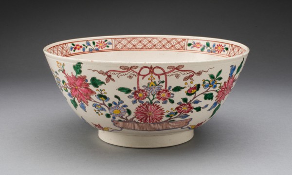 Bowl, Staffordshire, c. 1760. Creator: Staffordshire Potteries.