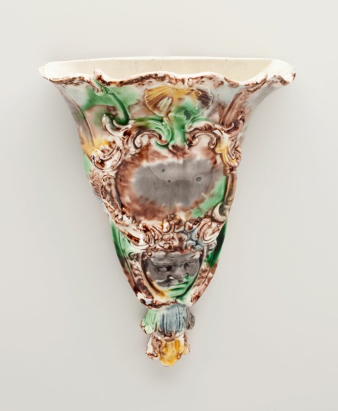 Wall Pocket, Staffordshire, 1770/80. Creator: Staffordshire Potteries.