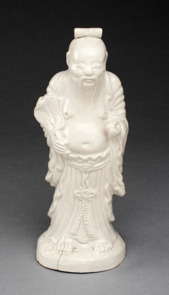 Figure of a Sage, Staffordshire, c. 1750. Creator: Staffordshire Potteries.