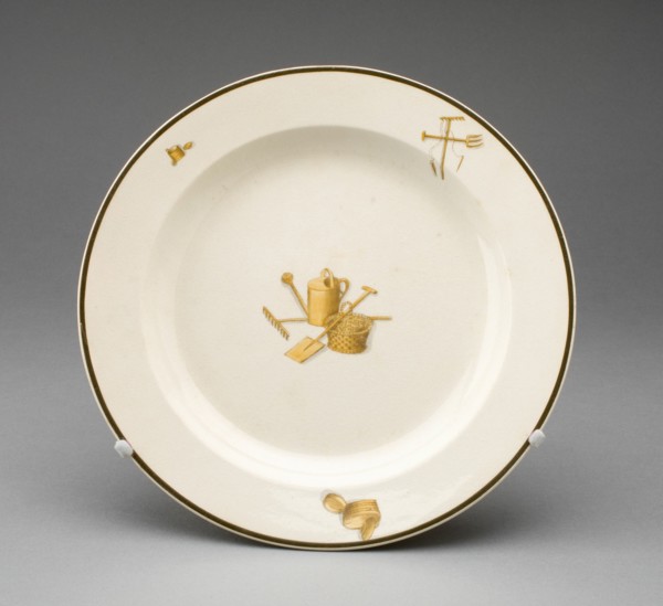 Plate, Burslem, c. 1775. Creator: Wedgwood.