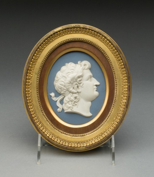 Plaque with Alexander the Great, Burslem, 1775. Creator: Wedgwood.