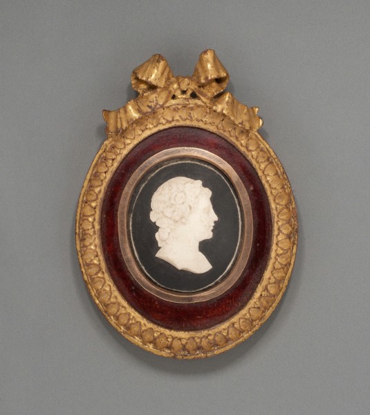 Cameo with Head of a Woman, Burslem, Late 18th century. Creator: Wedgwood.