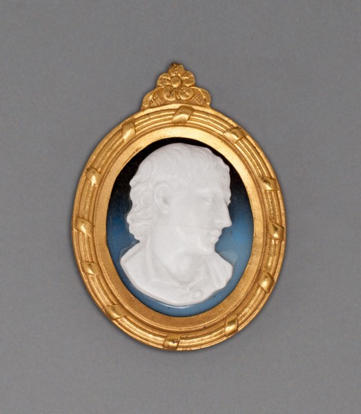 Cameo with Head of a Man, Burslem, Late 18th century. Creator: Wedgwood.