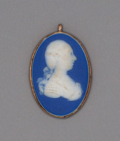Cameo with Portrait of Prince Charles Edward Stuart, Burslem, Late 18th century. Creator: Wedgwood.