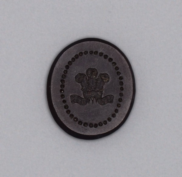 Intaglio with Crest of Prince of Wales, Burslem, Late 18th century. Creator: Wedgwood.
