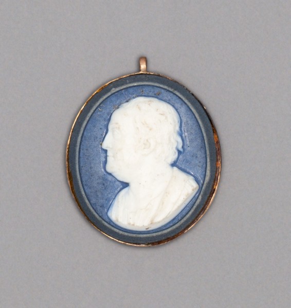 Cameo with Portrait of Benjamin Franklin, Burslem, Late 18th century. Creator: Wedgwood.
