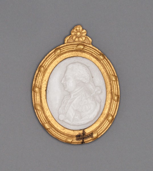 Cameo with Head of a Man, Burslem, Late 18th century. Creator: Wedgwood.