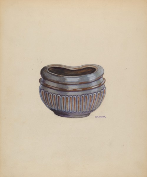 Sugar Bowl, c. 1936. Creator: Herbert Marsh.
