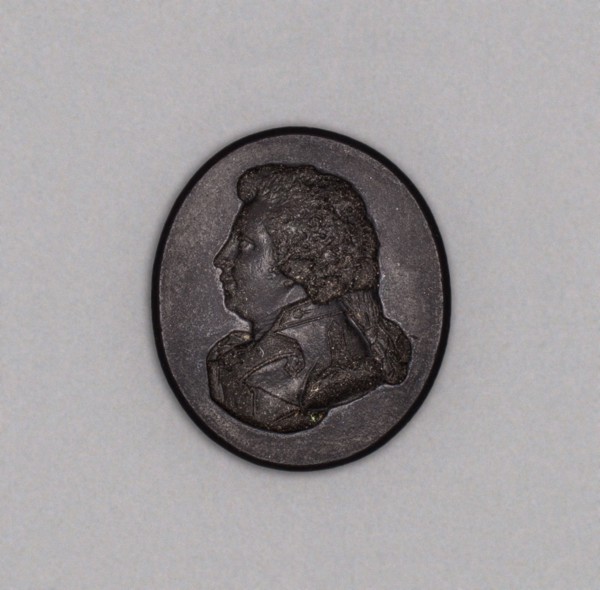 Intaglio with Bust of a Man, Burslem, Late 18th century. Creator: Wedgwood.