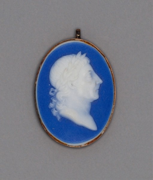 Cameo with Head of a Man, Burslem, Late 18th century. Creator: Wedgwood.