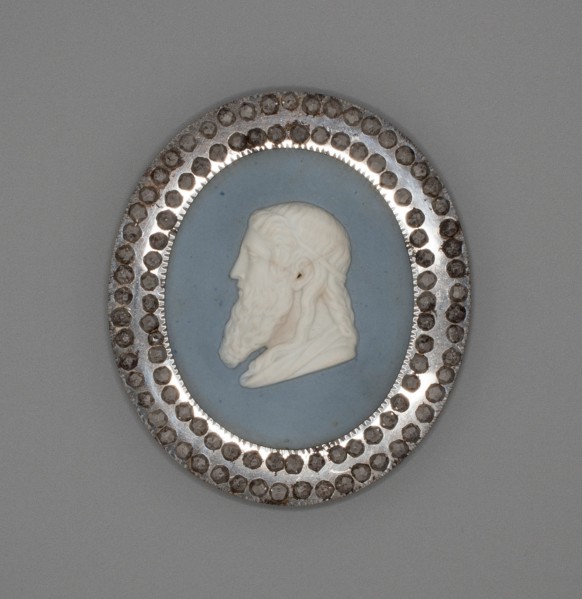 Medallion with Plato, Burslem, Late 18th century. Creator: Wedgwood.