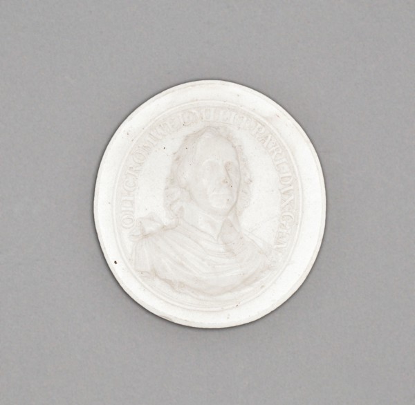 Cameo with Portrait of Oliver Cromwell, Burslem, Late 18th century. Creator: Wedgwood.