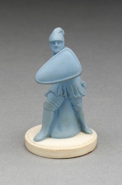 Chess Piece: Pawn, Burslem, 19th century. Creator: Wedgwood.