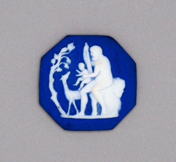 Cameo with Classical Figures, Burslem, Late 18th century. Creator: Wedgwood.