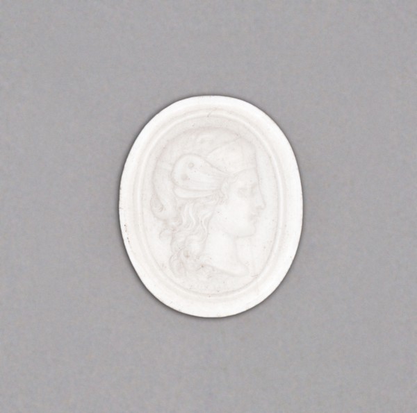 Cameo with Hercules, Burslem, Late 18th century. Creator: Wedgwood.
