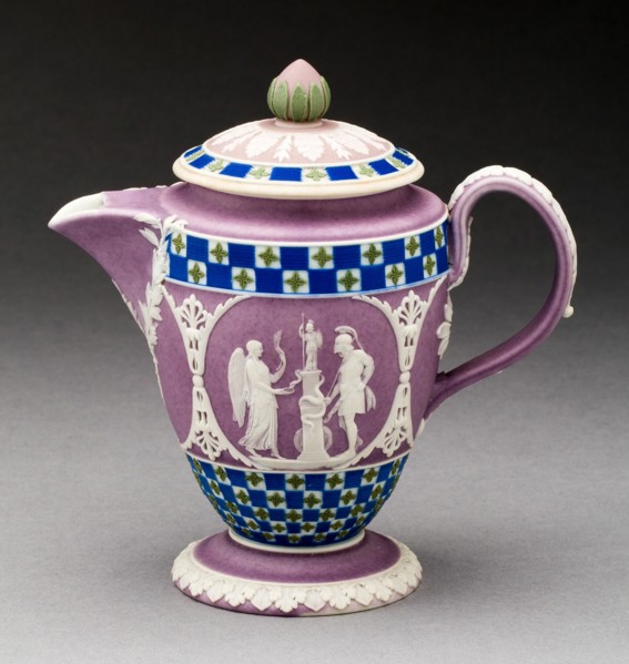 Hot Water Pitcher, Burslem, c. 1800. Creator: Wedgwood.