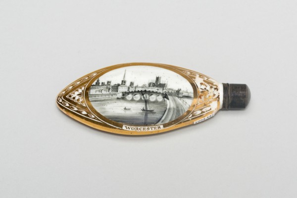 Perfume Flask, Worcester, c. 1801. Creator: Royal Worcester.
