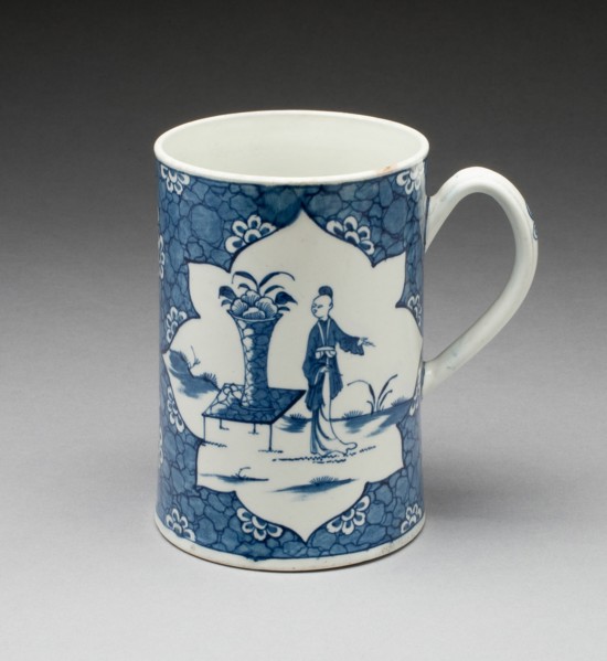 Mug, Worcester, 1765/75. Creator: Royal Worcester.