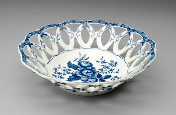 Basket, Worcester, c. 1770. Creator: Royal Worcester.