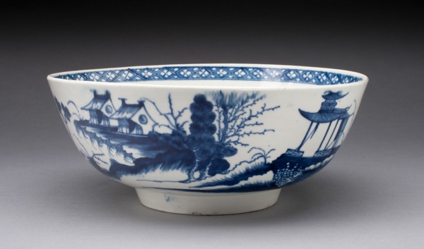 Bowl, Worcester, c. 1770. Creator: Royal Worcester.