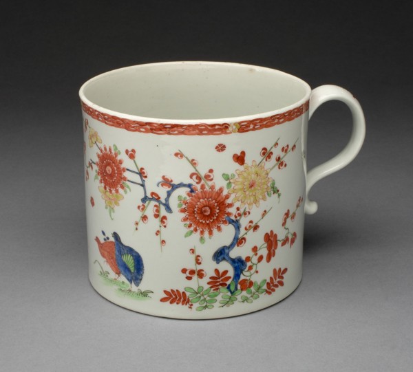 Mug, Worcester, c. 1760/70. Creator: Royal Worcester.