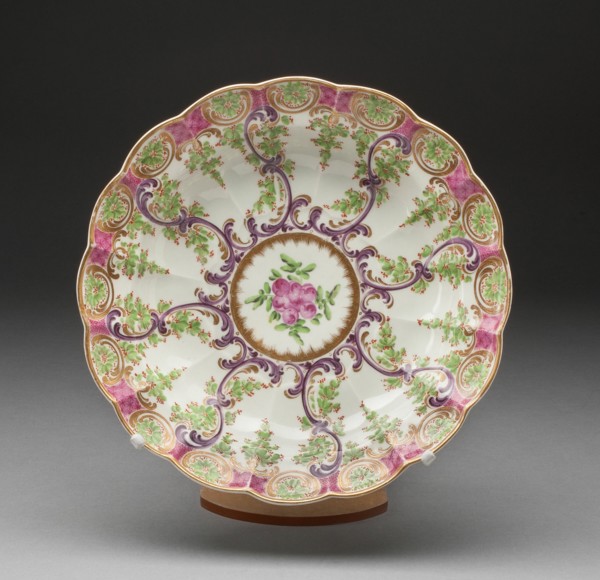 Dish, Worcester, c. 1775. Creator: Royal Worcester.