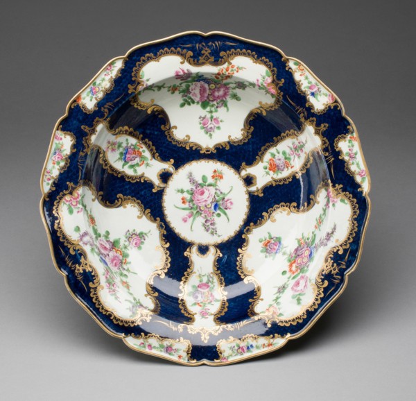 Basin, Worcester, c. 1770. Creator: Royal Worcester.