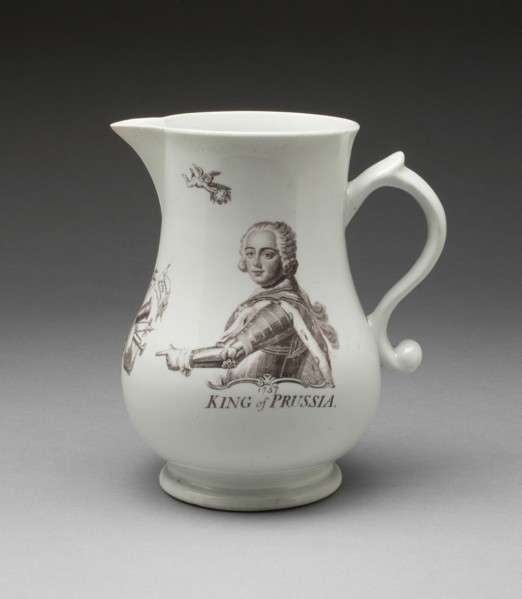 Jug, Worcester, c. 1757-1760. Creator: Royal Worcester.