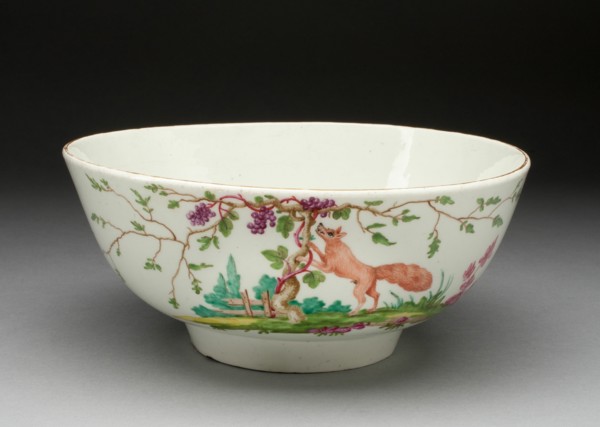 Punch Bowl, Worcester, c. 1770. Creator: Royal Worcester.