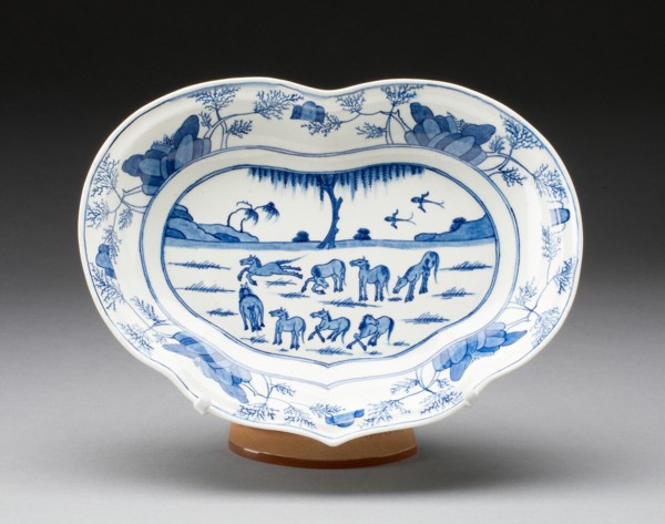 Dish, Worcester, c. 1770. Creator: Royal Worcester.
