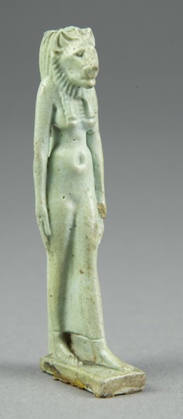Amulet of the Goddess Sekhmet, Egypt, Third Intermediate Period (1070-664 BCE). Creator: Unknown.