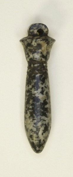 Amulet of a Papyrus Column, Egypt, Third Intermediate Period, Dynasty 21-25 (1070-656 BCE). Creator: Unknown.