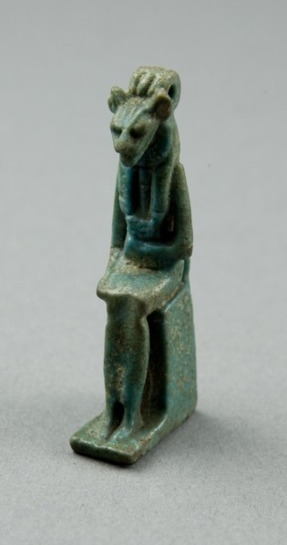 Amulet of the Goddess Bastet, Egypt, Third Intermediate Period, Dynasty 21-25 (1070-656 BCE). Creator: Unknown.