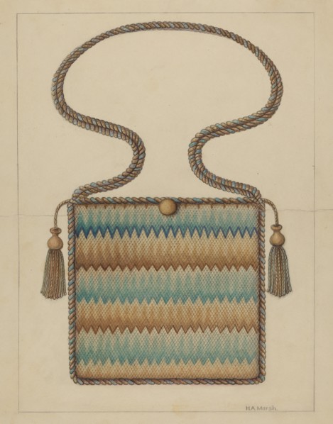 Petipoint Bag, c. 1937. Creator: Herbert Marsh.