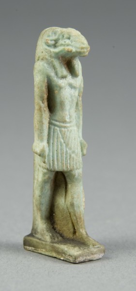 Amulet of the God Khnum, Egypt, Third Intermediate Period, Dynasty 21-25 (1070-656 BCE). Creator: Unknown.