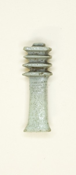 Amulet of a Djed Pillar, Egypt, Late Period, Dynasties 26-31 (664-332 BCE). Creator: Unknown.