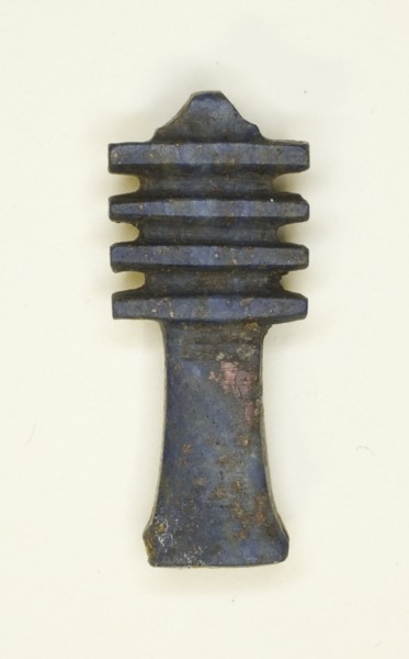 Amulet of a Djed Pillar, Egypt, Late Period, Dynasties 26-31 (664-332 BCE). Creator: Unknown.