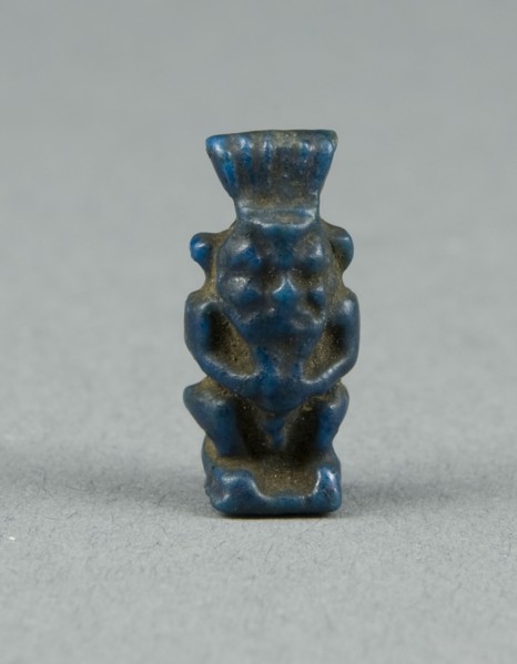 Amulet of the God Bes, Egypt, Third Intermediate Period (about 1069-664 BCE). Creator: Unknown.
