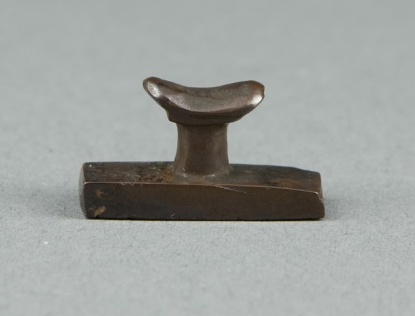 Amulet of a Headrest, Egypt, Late Period, Dynasty 26 (664-525 BCE). Creator: Unknown.