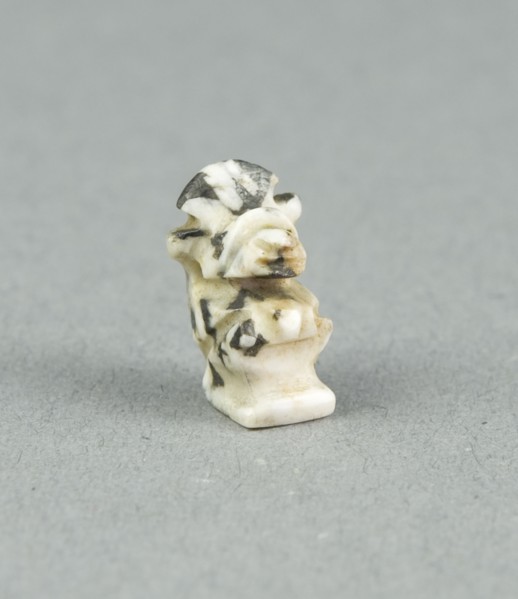 Amulet of the God Thoth, as a Baboon with Lunar Disk, Egypt, New Kingdom-Late Period (?)... Creator: Unknown.
