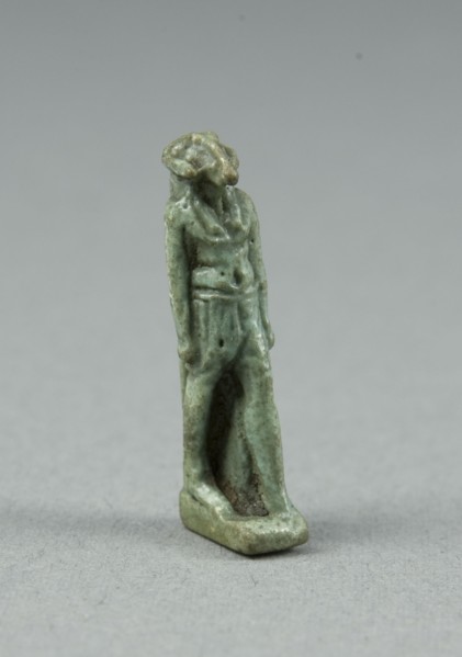 Amulet of the God Khnum, Egypt, Ptolemaic Period (332-30 BCE). Creator: Unknown.