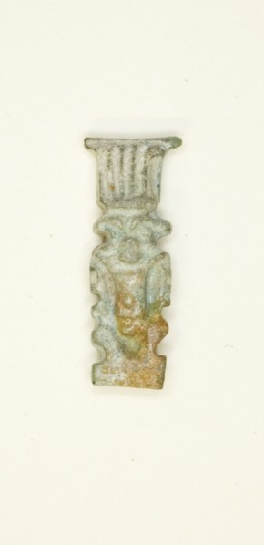Amulet of the God Bes, Egypt, Late Period, Dynasty 26-31 (664-332 BCE). Creator: Unknown.