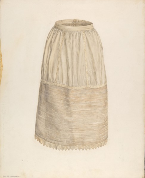 Petticoat, c. 1940. Creator: Daniel Marshack.