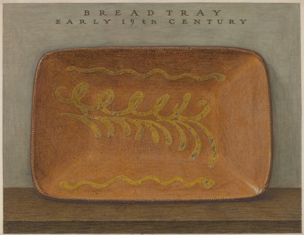 Bread Tray, c. 1936. Creator: John Matulis.