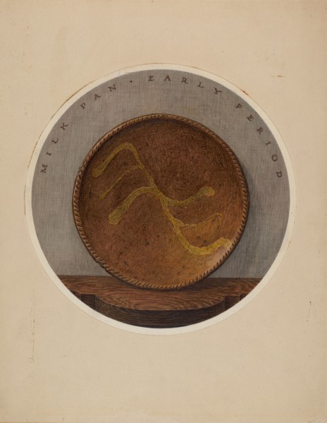 Small Plate or Saucer, c. 1937. Creator: John Matulis.