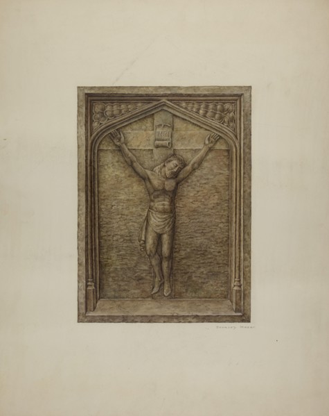 Bas Relief Plaque, c. 1940. Creator: Stanley Mazur.