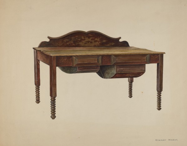 Kitchen Table, 1938. Creator: Stanley Mazur.